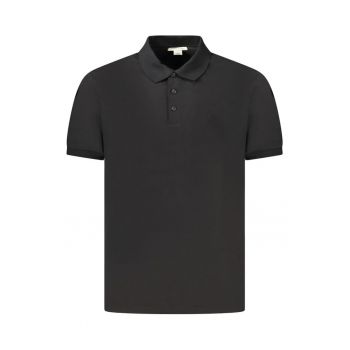 Tricou polo barbati cu croiala Regular Fit - inchidere cu nasturi - negru