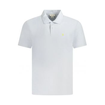 Tricou polo barbati - cu mini logo brodat - Regular fit - Albastru deschis