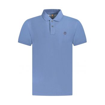 Tricou polo Millers River Pique barbati - cu logo brodat - Regular fit - Albastru deschis