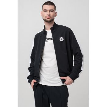 Bluza de trening cu fermoar si buzunare oblice
