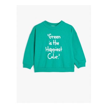Bluza de trening cu imprimeu text