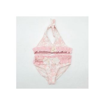 Costum de baie inflorat -  2 piese - 91419