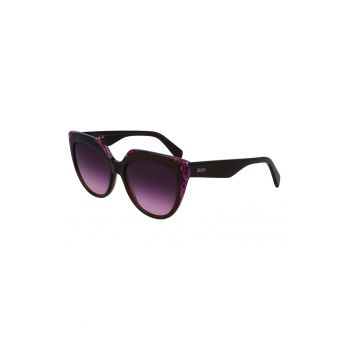 Ochelari de soare cat-eye cu lentile in degrade