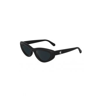 Ochelari de soare cat-eye cu logo discret