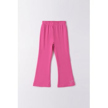 Pantaloni de trening evazati cu talie elastica