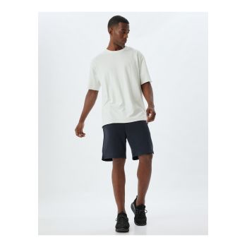 Pantaloni scurti uni cu buzunare laterale