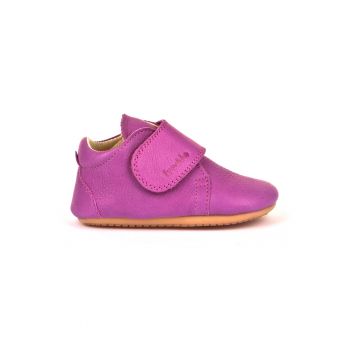 Pantofi de piele cu velcro