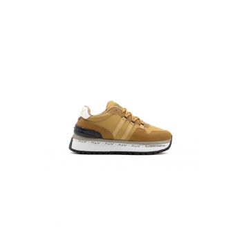 Pantofi sport flatform cu logo
