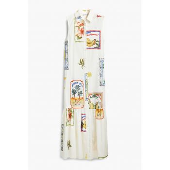 Rochie-camasa cu imprimeu foto