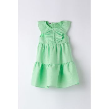 Rochie evazata cu volane