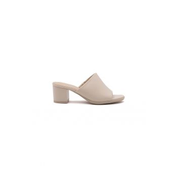 Sandale slip-on din piele ecologica