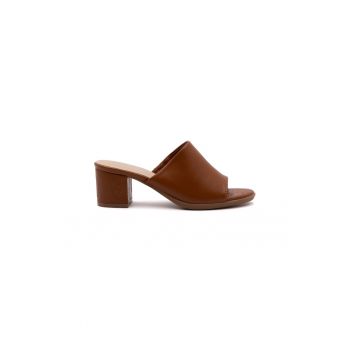 Sandale slip-on din piele ecologica