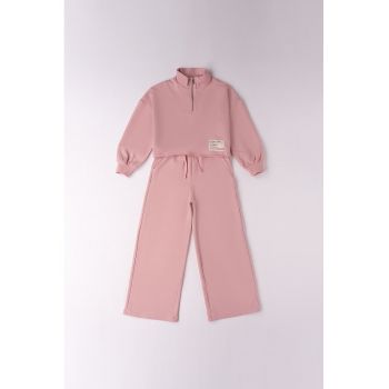 Set de pantaloni de trening si bluza de trening cu fermoar - 2 piese