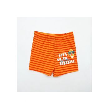 Slip de baie tip boxer -  72339 - Portocaliu