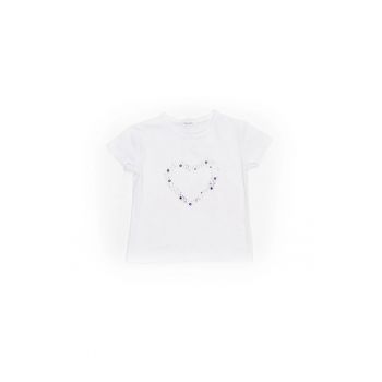 Tricou  alb - 92 cm - pentru fete