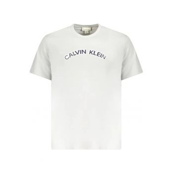 Tricou barbati - cu imprimeu cu text - Regular fit - Gri deschis -