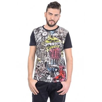 Tricou regular fit cu imprimeu grafic