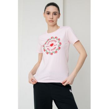 Tricou slim fit cu imprimeu logo