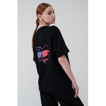 Tricou supradimensionat de bumbac organic Ikon