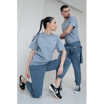 Tricou unisex de bumbac cu logo discret