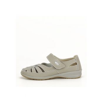Balerini piele naturala Dorina gri M5 1640