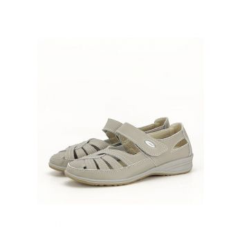 Balerini piele naturala Dorina gri M5 8050
