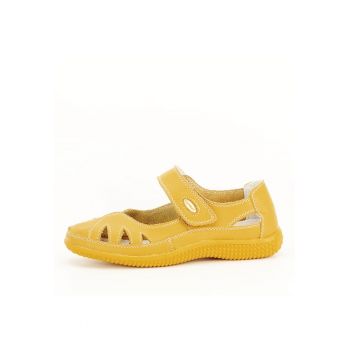 Balerini piele naturala Mariana galben M5 1754