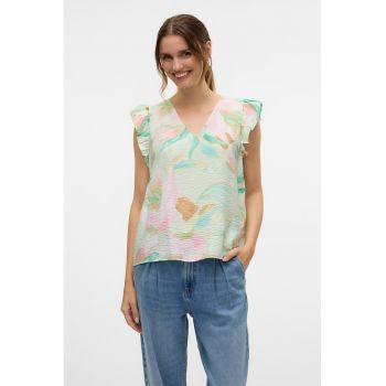 Bluza cu decolteu in V - fara maneci