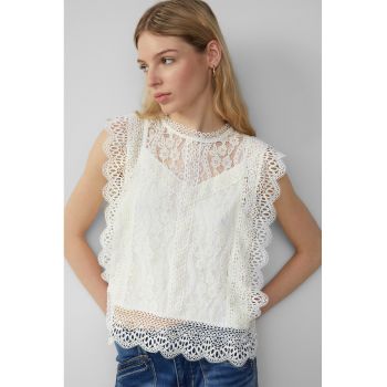 Bluza din dantela crosetata