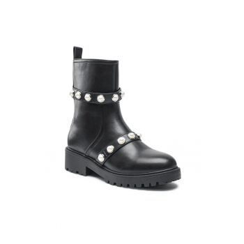 Botine dama -  5904862241227 - Piele ecologica - Negru
