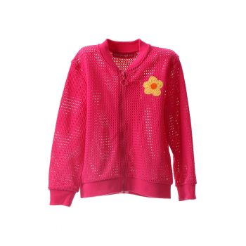 Cardigan crosetat de bumbac