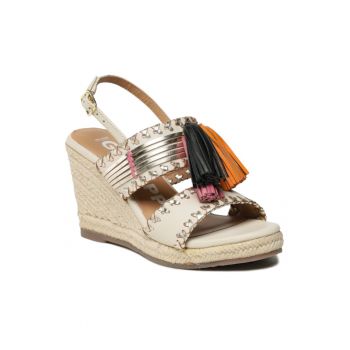 Espadrile dama -  Piele naturala - Alb - 366548