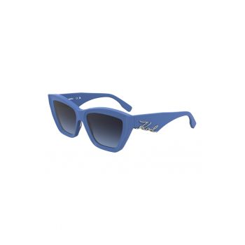 Ochelari de soare cat-eye cu logo