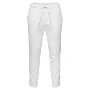 Pantaloni barbati -  301846895 - Alb - Bumbac