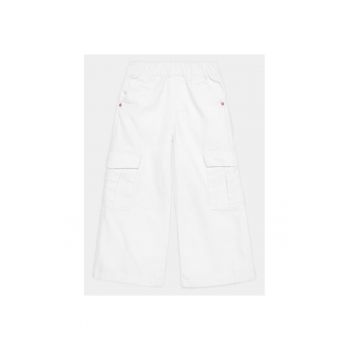 Pantaloni copii -  053955 - Alb - Bumbac -