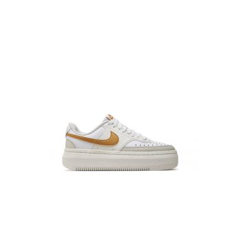 Pantofi sport dama -  304214 - Piele naturala - Visiniu / Alb