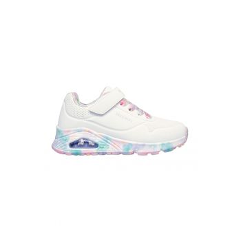 Pantofi sport de piele ecologica cu talpa cu model Uno Gen1