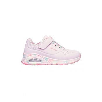 Pantofi sport de piele ecologica cu talpa cu model Uno Gen1