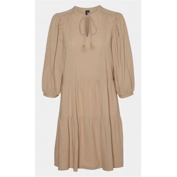 Rochie dama -  303612849 - Bej - Bumbac