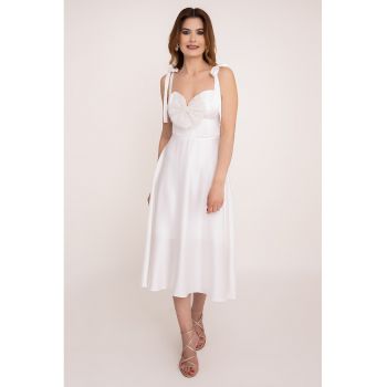 Rochie midi cu decolteu sweetheart Pearl