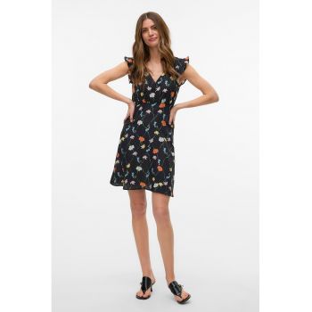 Rochie scurta din amestec de in