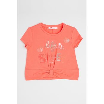 Tricou cu aplicatii din paiete
