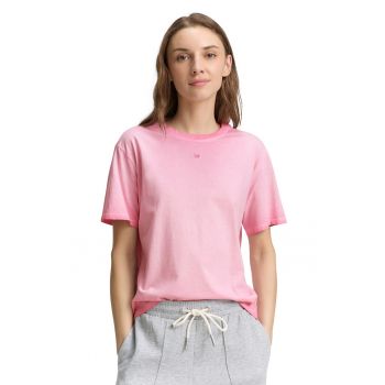 Tricou cu maneci cazute si decolteu la baza gatului