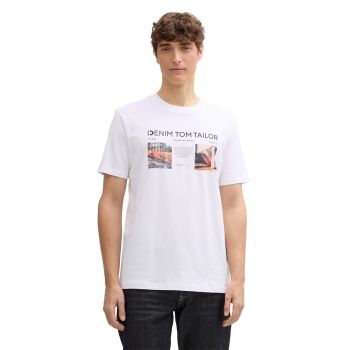 Tricou de bumbac cu logo