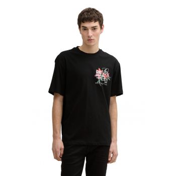 Tricou din bumbac cu model text