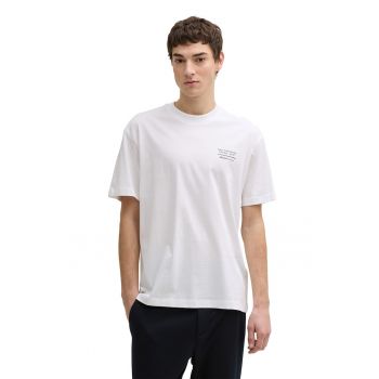 Tricou din bumbac cu model text