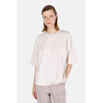 Tricou lejer cu imprimeu grafic