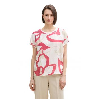 Tricou lejer din amestec de modal cu model