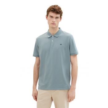 Tricou polo de bumbac cu logo discret