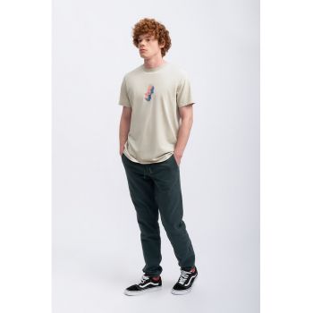 Tricou unisex cu imprimeu discret The Dream